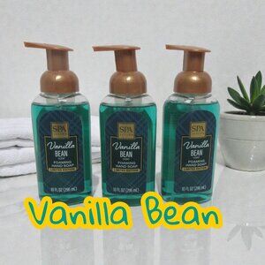 Spa Luxury Vanilla Bean Scent Foaming Hand Soap 10oz Limited Edition-NEW